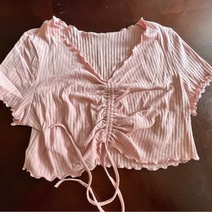 never worn pink top